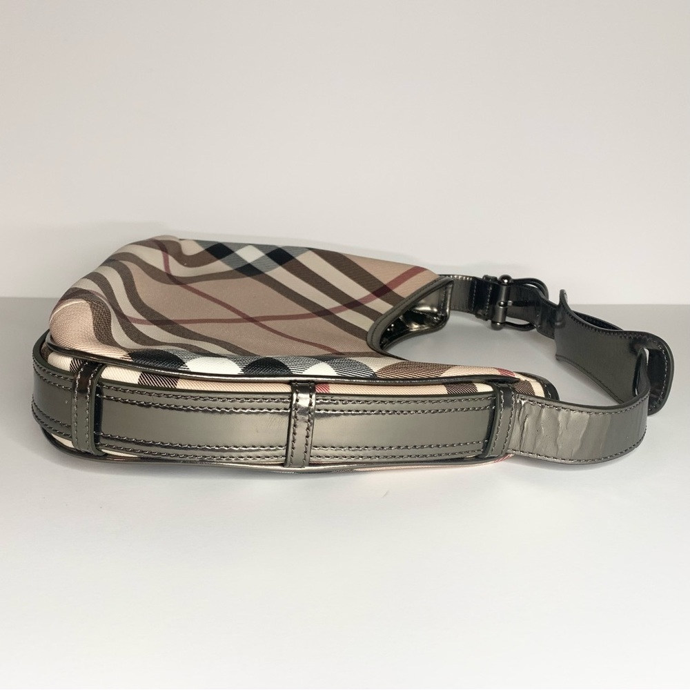 Burberry | Nova Check Small Barton Hobo - Picture 10 of 14